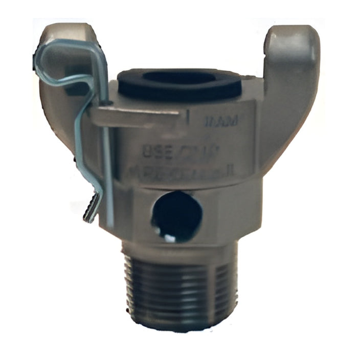 Manómetro Dixon 3/4" macho rosca macho NPT en hierro AM7T