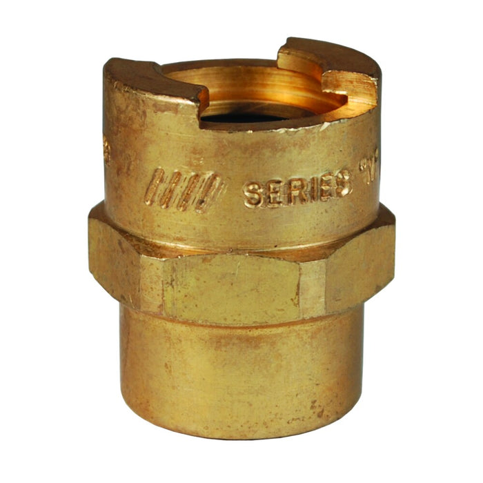 Coples Intercambio Bowes Dixon Serie-N 1/2" x 1" - 11-1/2 NPTF rosca hembra latón 4NF8-B