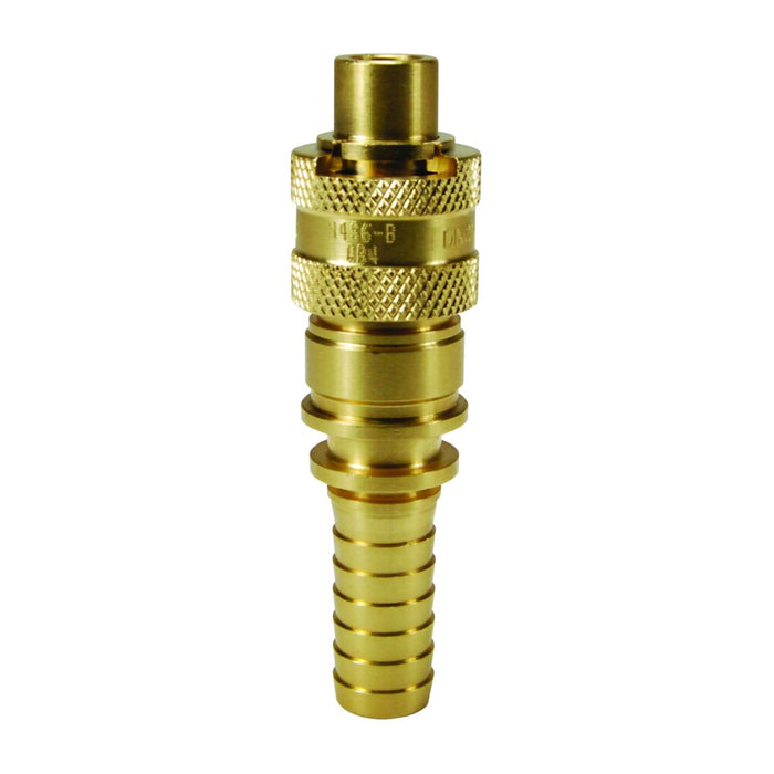 Niple Intercambio Bowes Dixon Serie-N 1/2" x 1" barbas para manguera latón N4S8-B