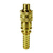 Niple Intercambio Bowes Dixon Serie-N 1/2" x 1" barbas para manguera latón N4S8-B