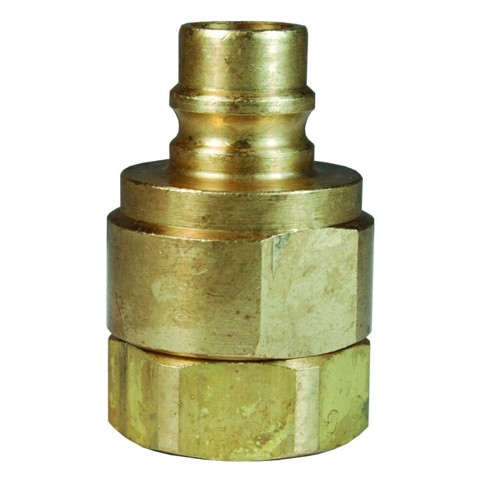 Niple Dixon 1/2" rosca NPTF en latón V4F4-B