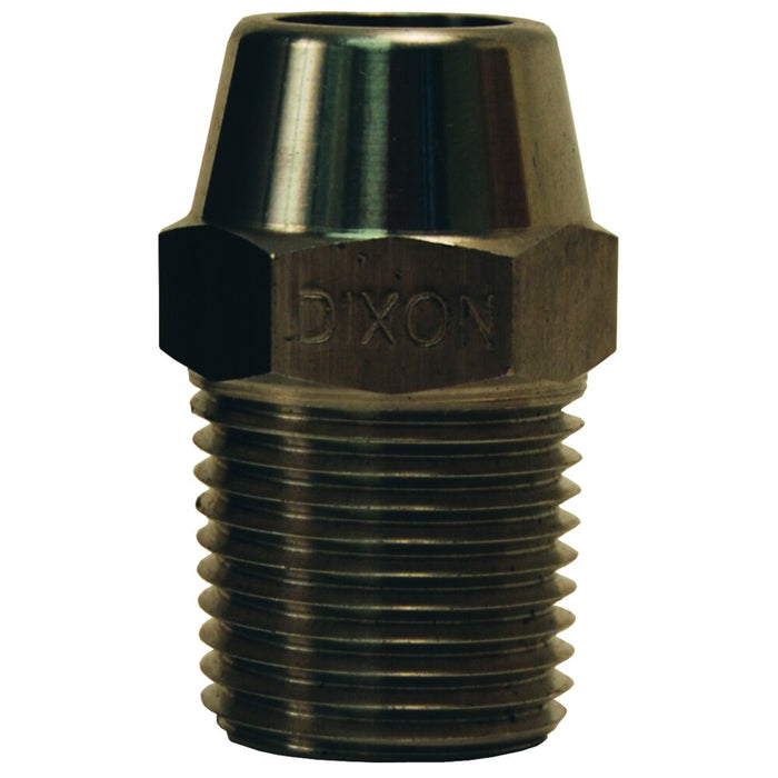 Niple Dixon 1" rosca NPT soldable en acero inoxidable 316 FMR1000