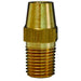 Niple Dixon 1" rosca NPT soldable en latón FMB1000