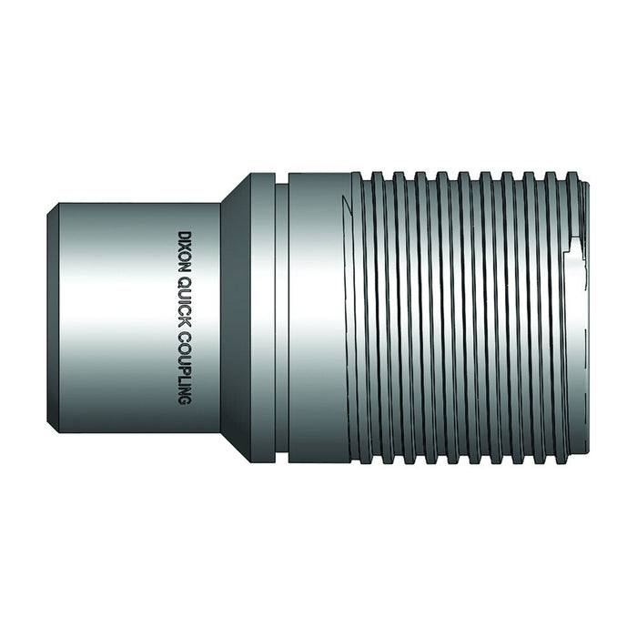 Niple Dixon 1" rosca NPTF en acero WS8F8
