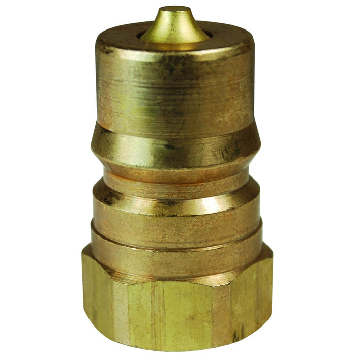 Niple Dixon 2-1/2" × 2" rosca NPTF perfil ISO-B en latón H20F16-B
