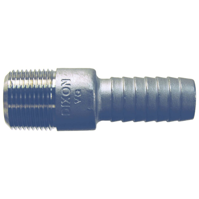Niple Dixon 2-1/2" macho rosca macho NPT en acero inoxidable 316 RST30