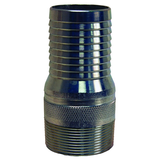 Niple Dixon 2" rosca BSPT en acero platinado STC25A