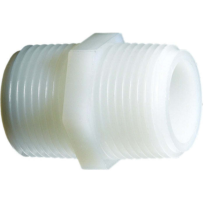 Niple Dixon 3/4" rosca macho NPT en nylon TCN606