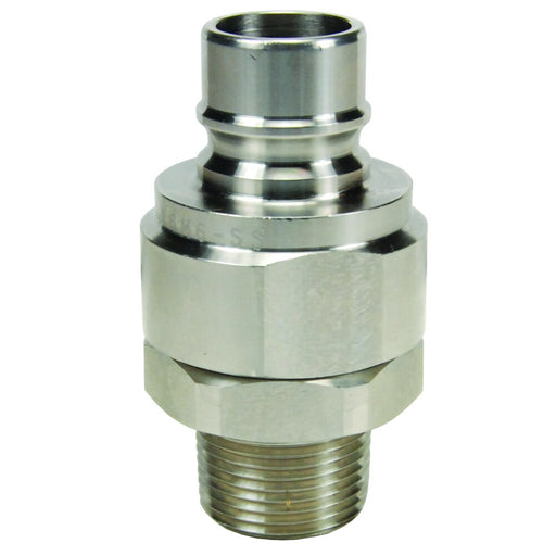 Niple Dixon 3/4" rosca macho NPTF en acero inoxidable 316 V6M6-SS