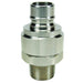 Niple Dixon 3/4" rosca macho NPTF en acero inoxidable 316 V6M6-SS