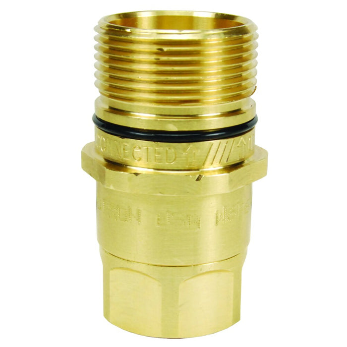 Niple Dixon 3/4" rosca NPTF en latón W6F6-B