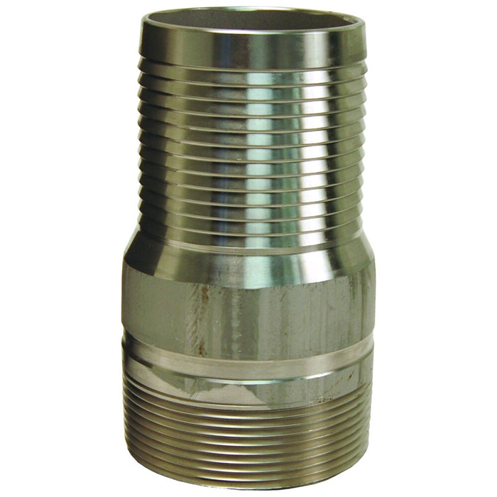 Niple Dixon 3" macho rosca macho NPT en acero inoxidable 316 RST35