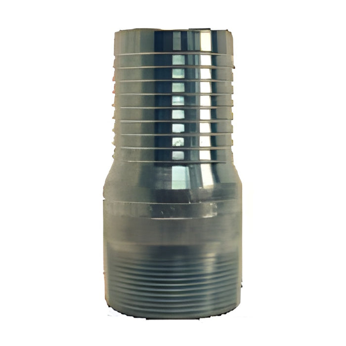 Niple Dixon macho rosca macho NPT en aluminio — medidas 1/2" a 2"
