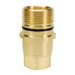 Niple Dixon rosca BSPP en latón — medidas 3/4" a 1-1/2"