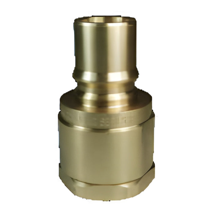 Niple Dixon 1-1/2" rosca BSPP perfil ISO-B en latón H12BF12-B