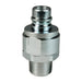 Niple Dixon rosca macho NPTF en acero — medidas 1" a 2"