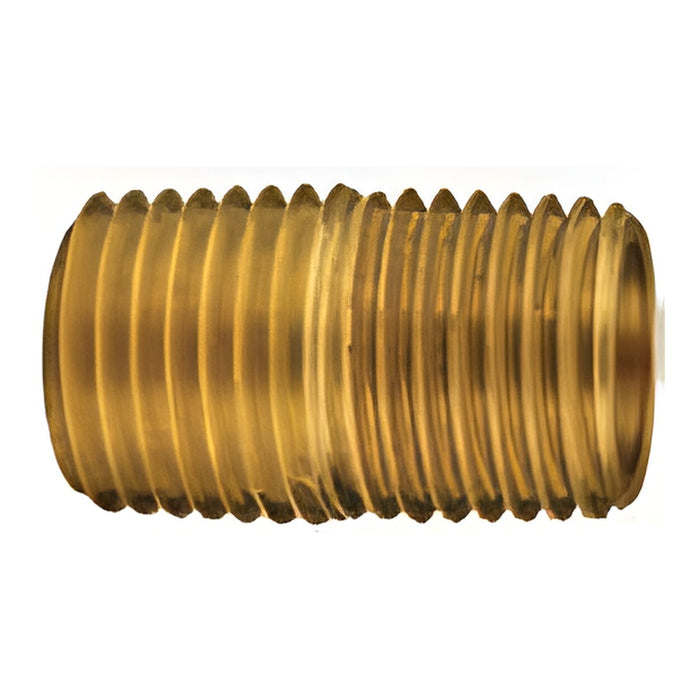 Niple Dixon rosca NPT en latón — medidas 1/8" a 3"