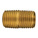 Niple Dixon rosca NPT en latón — medidas 1/8" a 3"