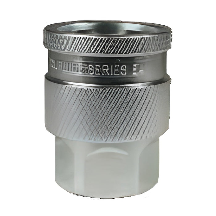 Niple Dixon 1/2" × 3/8" rosca NPTF en acero EA4F3