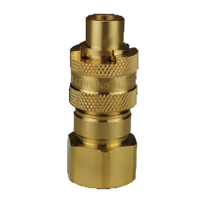 Niple Dixon 1/2" rosca NPTF en latón N4F4-B-LS