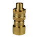 Niple Dixon 1/2" rosca NPTF en latón N4F4-B-LS