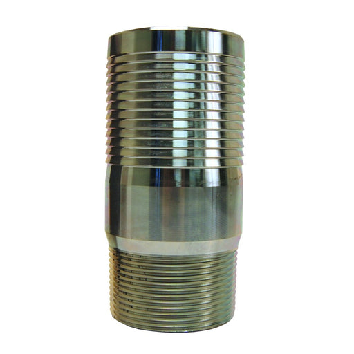 Vástago Manguera Macho NPT Acero Zincado Dixon acero platinado — Suminregio Industrial