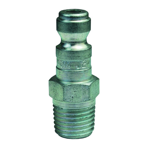 Niple Dixon Serie J Tru-Flate macho – 1/4" acero J2M2