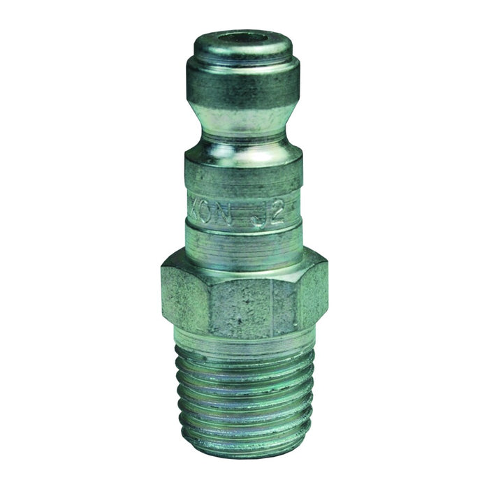 Niple Dixon Serie J Tru-Flate macho – 1/4" acero J2M2