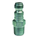 Niple Dixon Serie J Tru-Flate macho – 1/4" acero J2M2