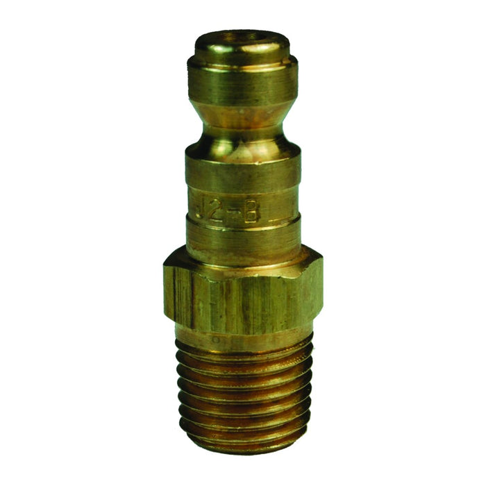Niple Dixon Serie J Tru-Flate rosca macho – 1/4" latón J2M2-B