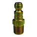 Niple Dixon Serie J Tru-Flate rosca macho – 1/4" latón J2M2-B