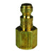 Niple Dixon Serie J Tru-Flate roscas hembra – 1/4" latón J2F2-B