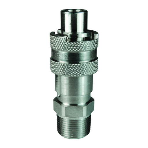 Niple Dixon Serie N Bowes intercambio roscas macho – 3/4" acero inoxidable N4M6-S