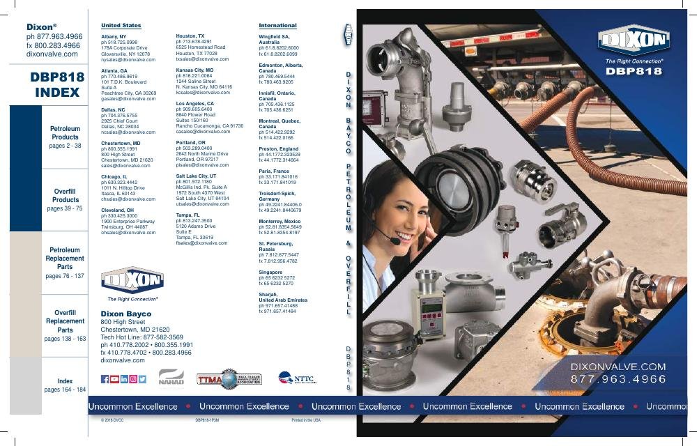 Portada Catálogo Dixon Bayco combustible PDF