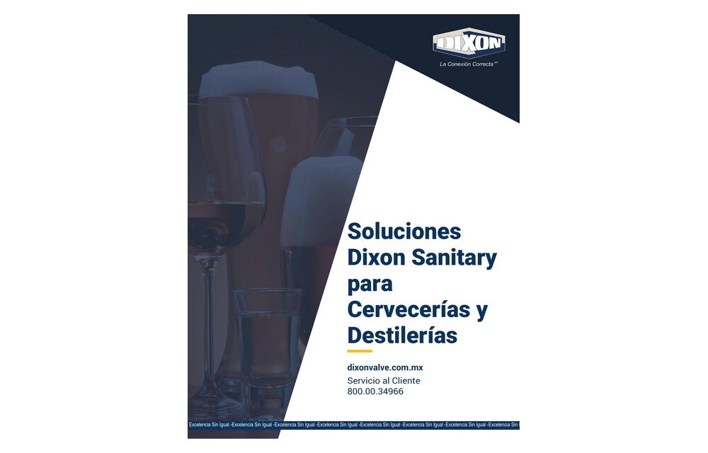 Portada Catálogo Dixon Sanitary para cervecerías y destilerías PDF