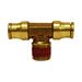 Tee de Ramificación Macho Dixon 1/4" latón 728X8