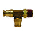 Tee de Flujo Macho Giratorio Dixon 1/4" latón 71S8X8