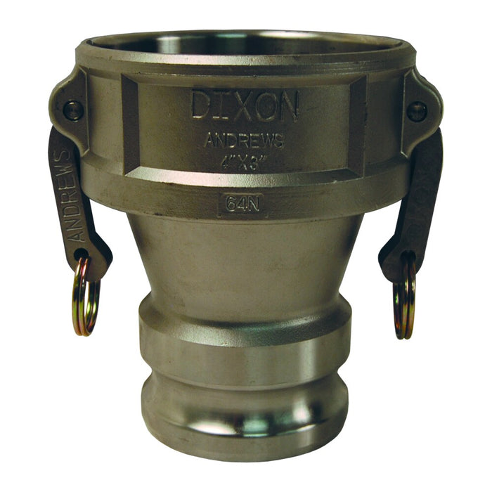 Reducción Dixon 6" × 5" 316ss welded fabrication – 6" acero inoxidable 6050-DA-SS