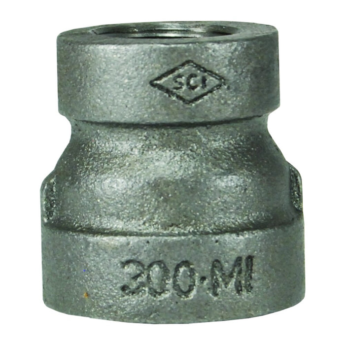 Reducción Dixon 150# hierro npt roscado campana 4" fem npt × 2 1/2" fem npt – 4" hierro maleable BR4025