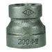 Reducción Dixon 150# hierro npt roscado campana 4" fem npt × 2 1/2" fem npt – 4" hierro maleable BR4025