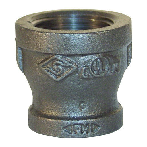 Reducción Dixon 150# hierro npt roscado campana 3/4" fem npt × 1/2" fem npt – 3/4" hierro maleable BR7550