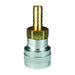 Cople Intercambio Schrader Dixon Serie-SHD 1/4" barbas para manguera aluminio 2SHDS2