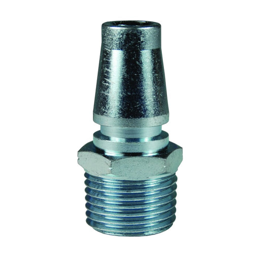 Niple Intercambio Schrader Dixon Serie-SHD 1/4" x 1/4" - 18 NPT rosca macho acero SHD2M2