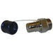 Tapa Dixon 2" macho rosca macho NPT en acero platinado FRS-C