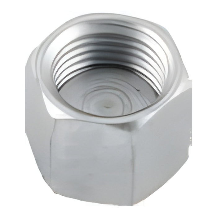 Tapa Dixon hembra cara plana en acero platinado — serie FS304C