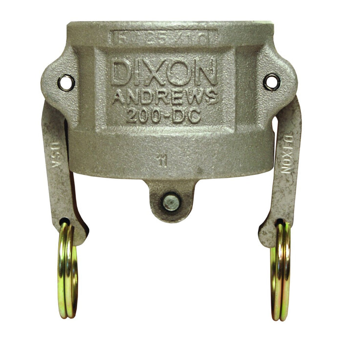 Tapa guardapolvo Dixon Tipo DC Camlock guardapolvo – 2" aluminio 200-DC-AL