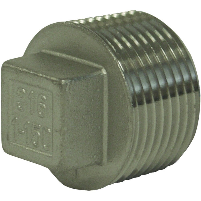 Tapón Dixon 1/8" rosca macho NPT en acero inoxidable 316 SHP18SS