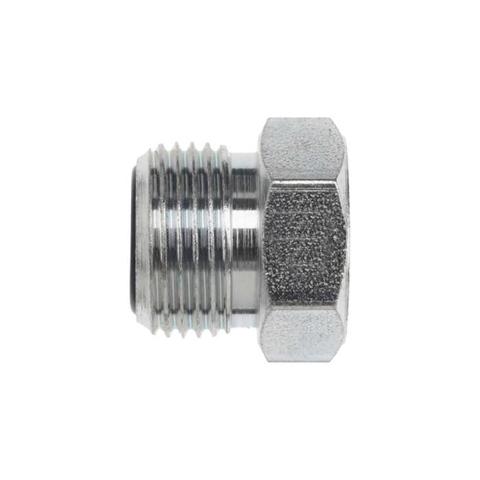 Tapón Dixon macho cara plana en acero platinado FS2408-4