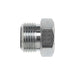 Tapón Dixon macho cara plana en acero platinado FS2408-4
