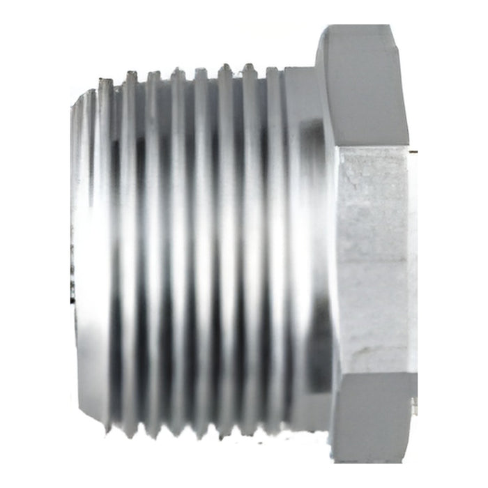 Tapón Dixon macho rosca macho NPT en acero platinado — serie 1251